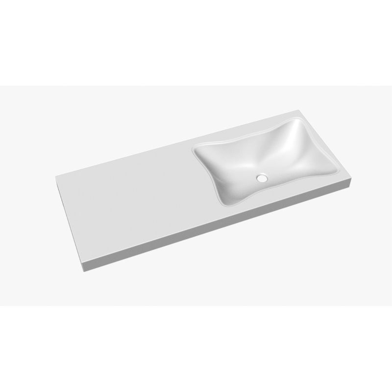 Раковина Stella Polar Кредо 120 SP-00000448 на стиральную машину Белая