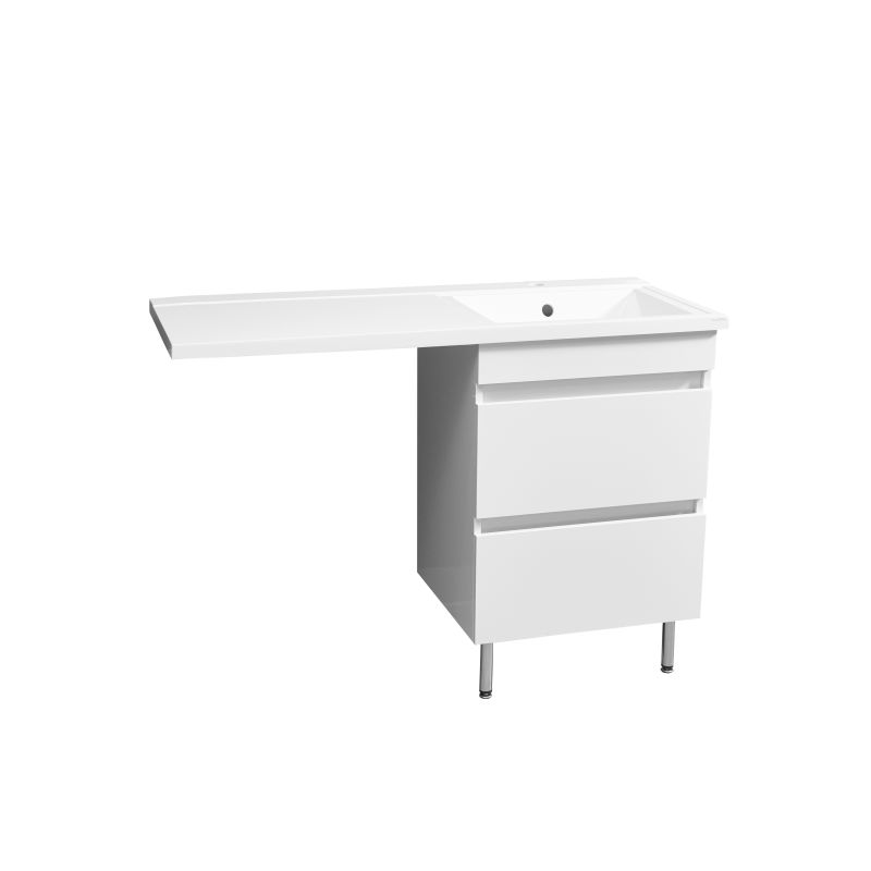 Раковина Stella Polar Мадлен 130 R SP-00000476 на стиральную машину Белая