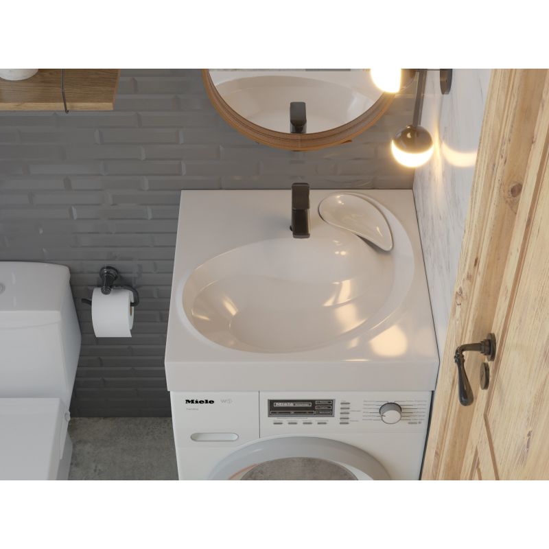 Раковина Stella Polar Бьянка 60 SP-00000797 на стиральную машину Белая