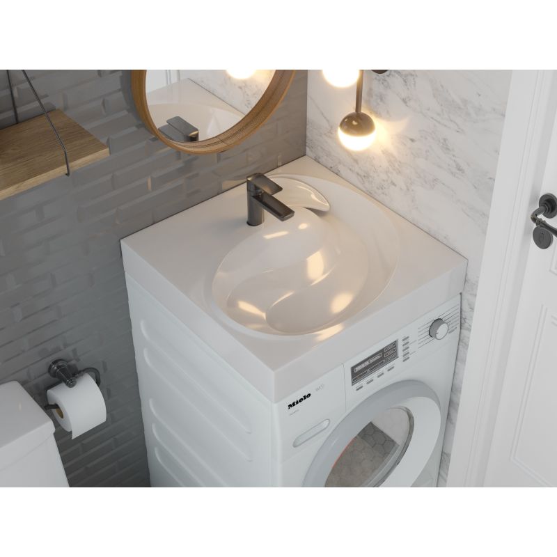 Раковина Stella Polar Бьянка 60 SP-00000797 на стиральную машину Белая