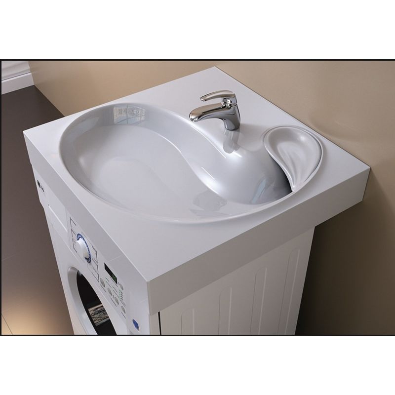 Раковина Stella Polar Бьянка 60 SP-00000797 на стиральную машину Белая