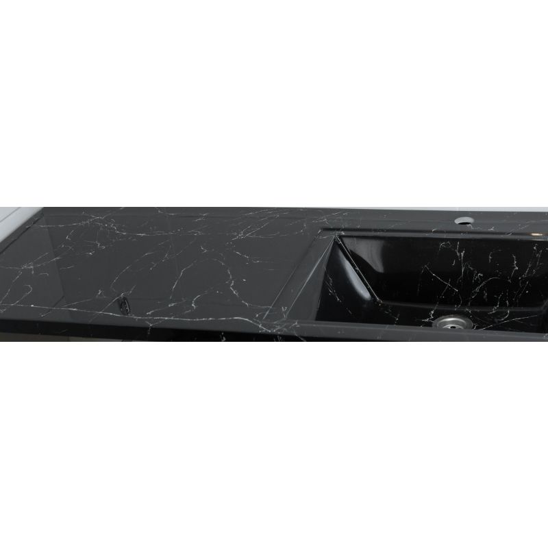 Раковина Stella Polar Мадлен 120 R SP-00001072 на стиральную машину Черный мрамор