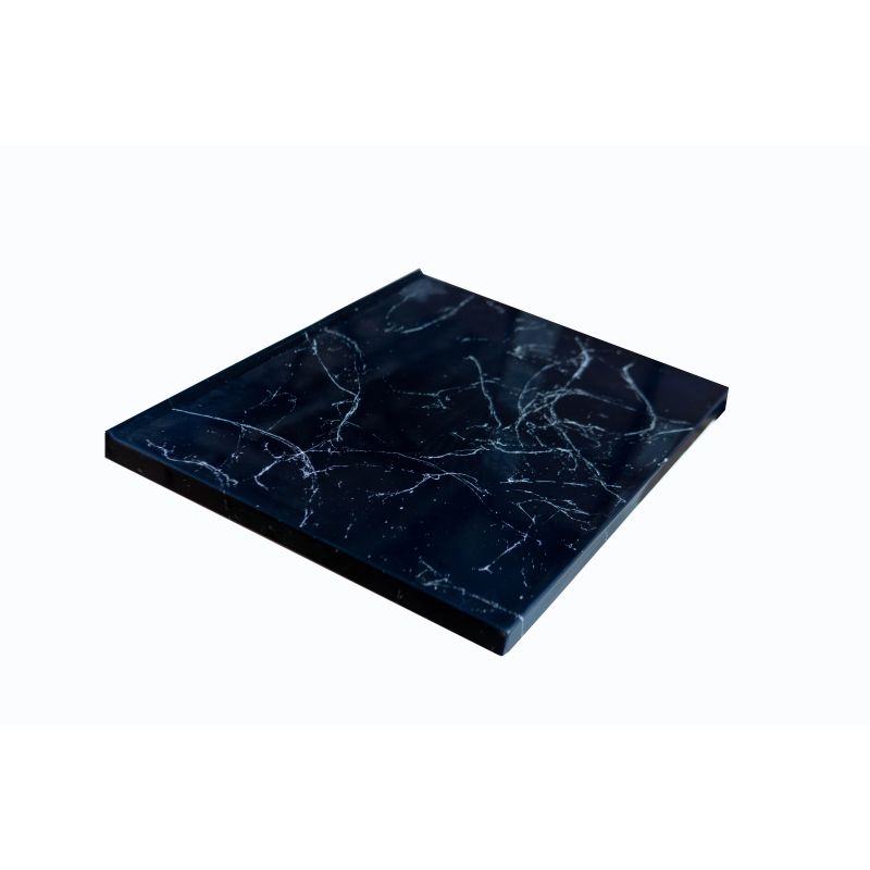 Раковина Stella Polar Берта 60 SP-00001403 на стиральную машину Черный мрамор