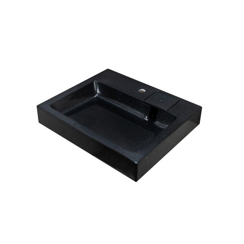 Раковина Stella Polar Солярис 60 см SP-00001339 черный металлик