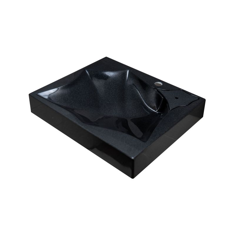 Раковина Stella Polar Элиза 60 см SP-00001371 черный металлик