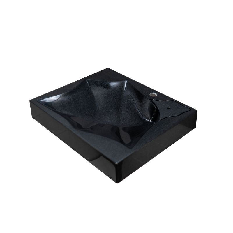 Раковина Stella Polar Элиза 60 см SP-00001371 черный металлик