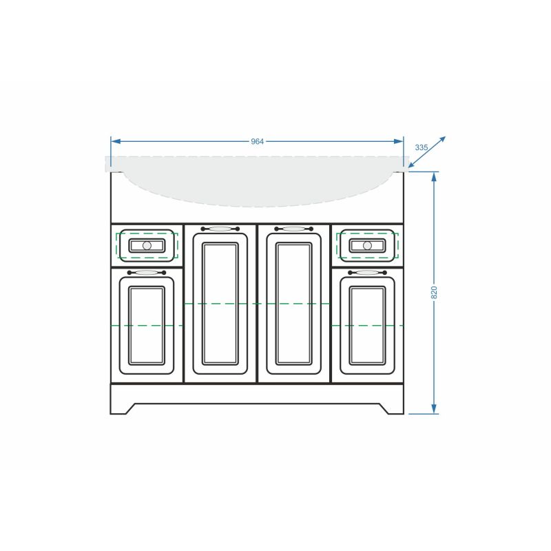 Тумба под раковину Stella Polar Кармела 100 SP-00000176 Ольха белая