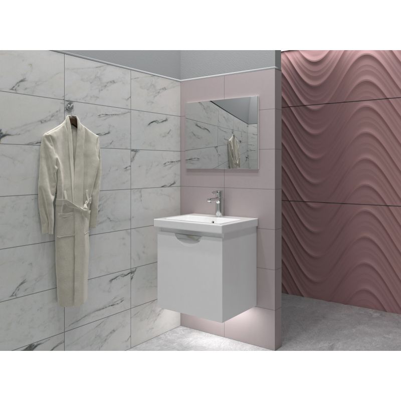 Тумба под раковину Stella Polar Норина 40 SP-00000234 подвесная Белая