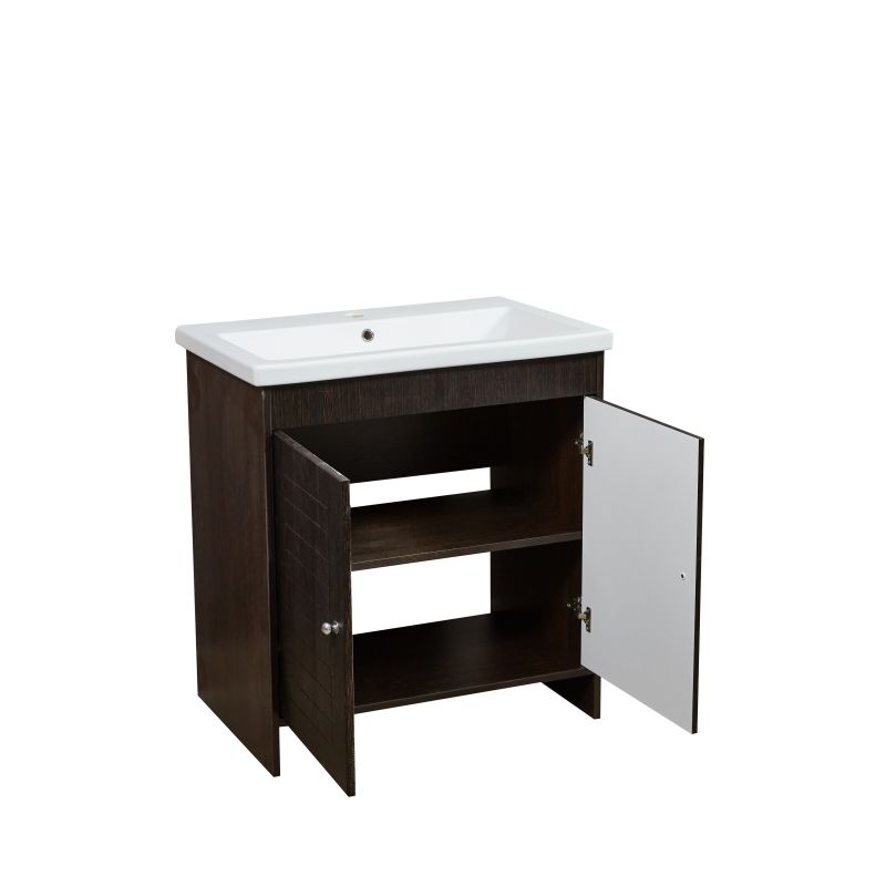 Тумба под раковину Stella Polar Монтоне 80 SP-00000161 Венге