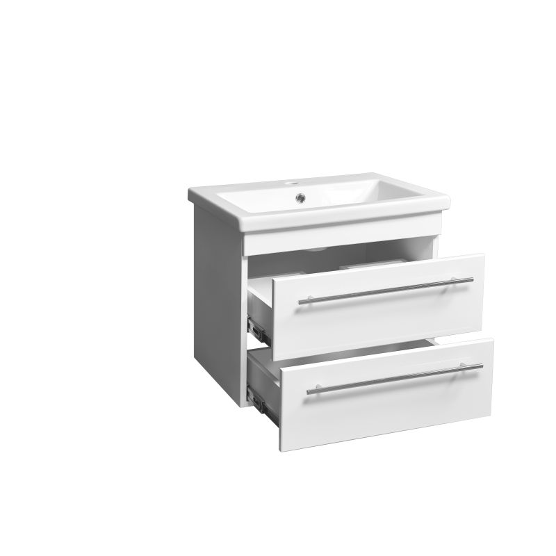 Тумба под раковину Stella Polar Ванесса 50 SP-00000236 подвесная Белая