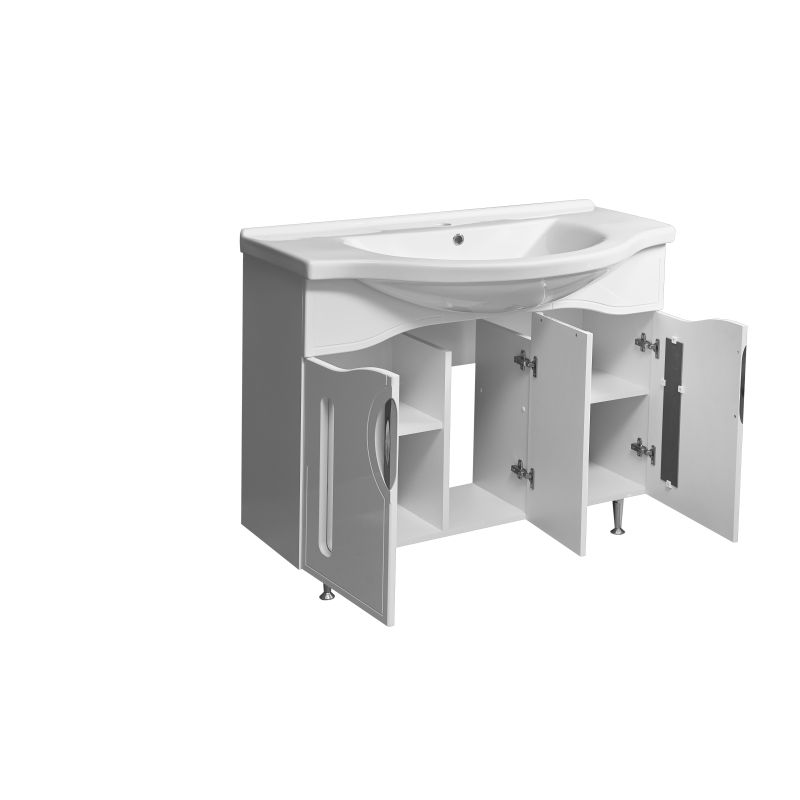 Тумба под раковину Stella Polar Сильва 100 SP-00000204 Белая