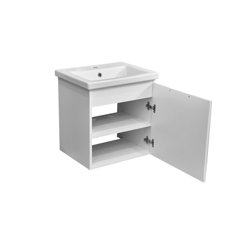 Тумба под раковину Stella Polar Норина 50 SP-00000233 подвесная Белая