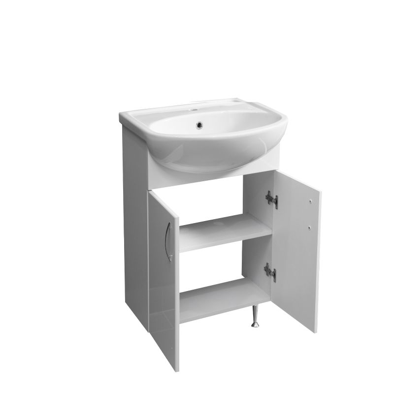 Тумба под раковину Stella Polar Концепт 55 Эко SP-00000047 Белая