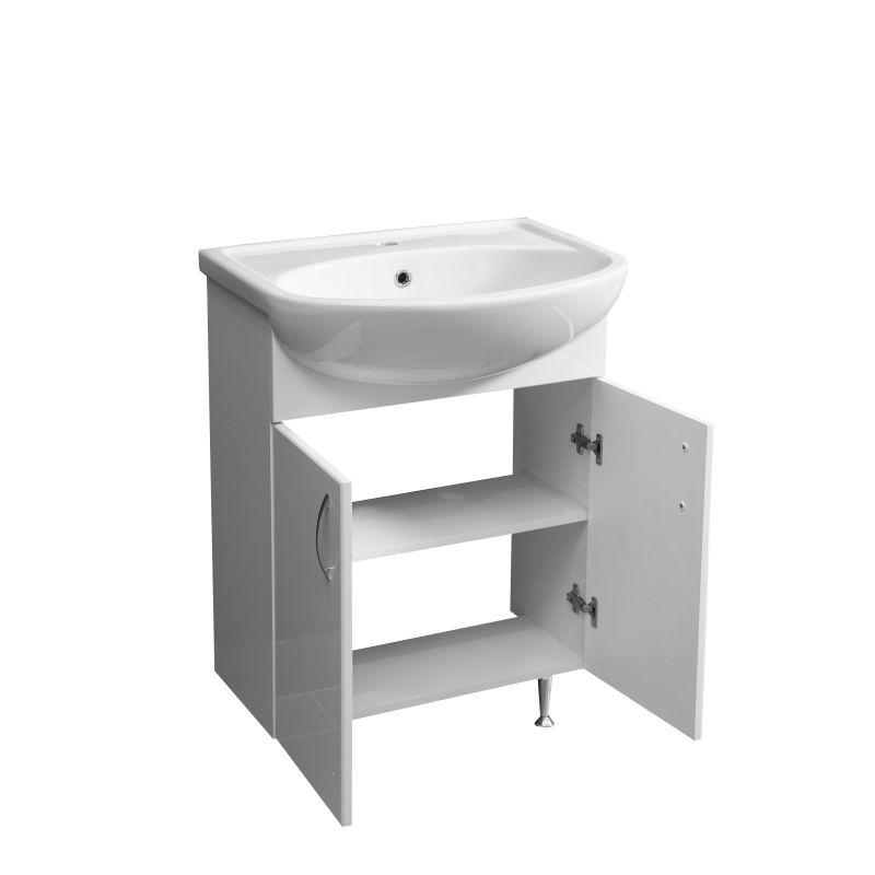 Тумба под раковину Stella Polar Концепт 60 Эко SP-00000395 Белая