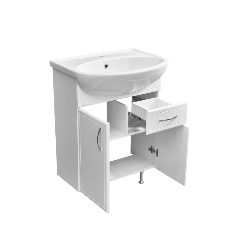 Тумба под раковину Stella Polar Концепт 60 SP-00000053 Белая