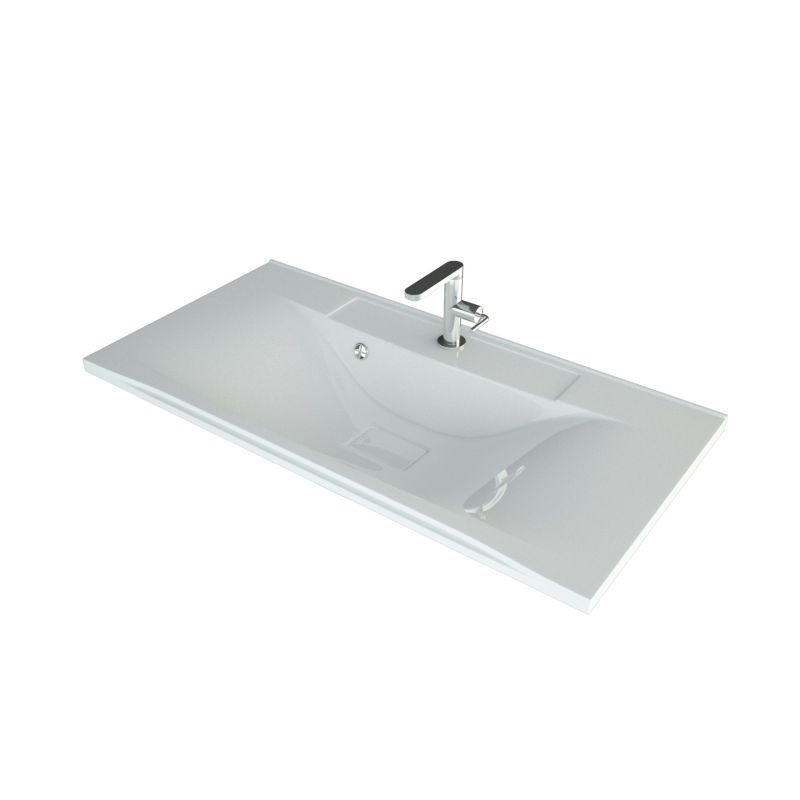 Тумба под раковину Stella Polar Абигель 90 SP-00001126 Серая Цемент