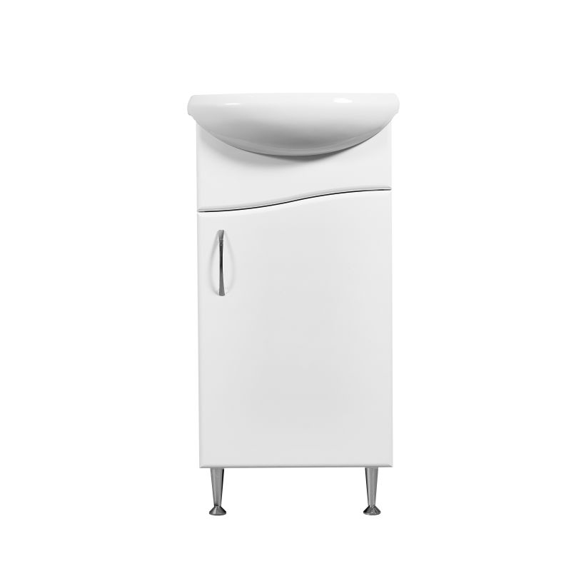 Тумба под раковину Stella Polar Волна 40 SP-00000230 Белая