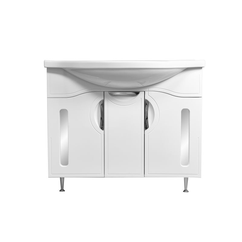 Тумба под раковину Stella Polar Сильва 100 SP-00000204 Белая