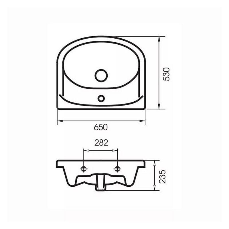 Тумба под раковину Stella Polar Концепт 65 SP-00000755 Белая