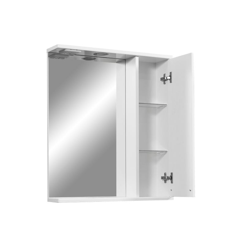 Зеркало со шкафом Stella Polar Ванда 60/С SP-00000199 с подсветкой, белое