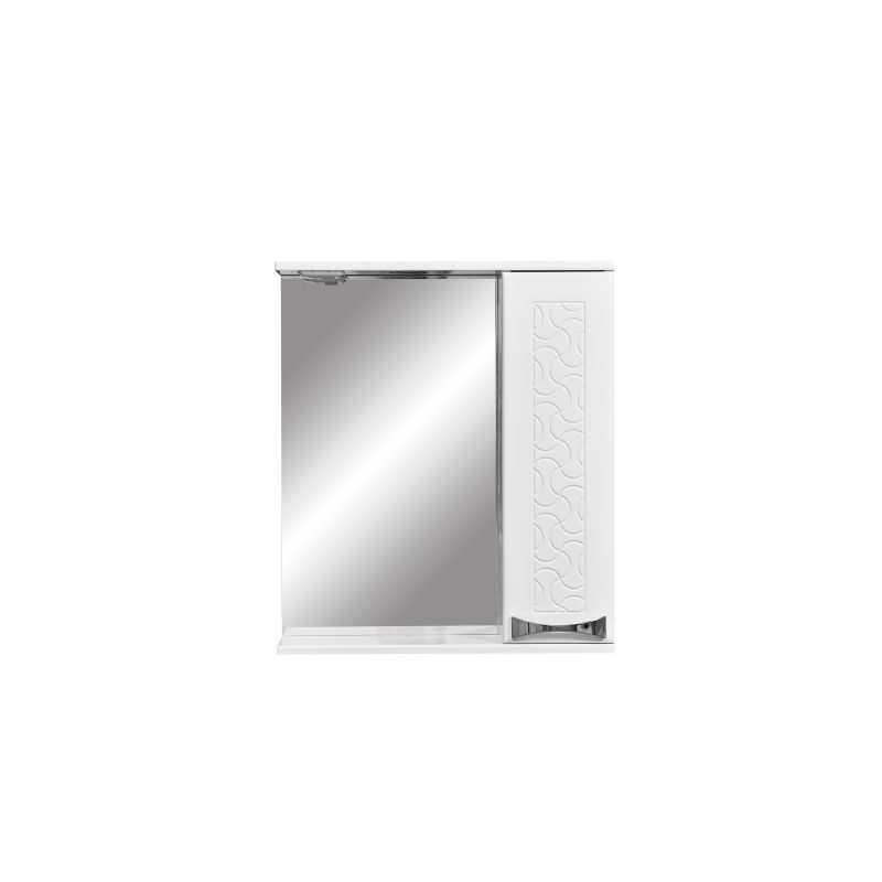 Зеркало со шкафом Stella Polar Ванда 60/С SP-00000199 с подсветкой, белое