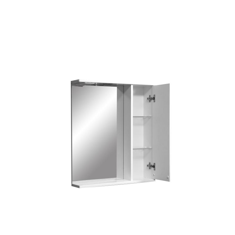 Зеркало со шкафом Stella Polar Ванда 60/С SP-00000199 с подсветкой, белое