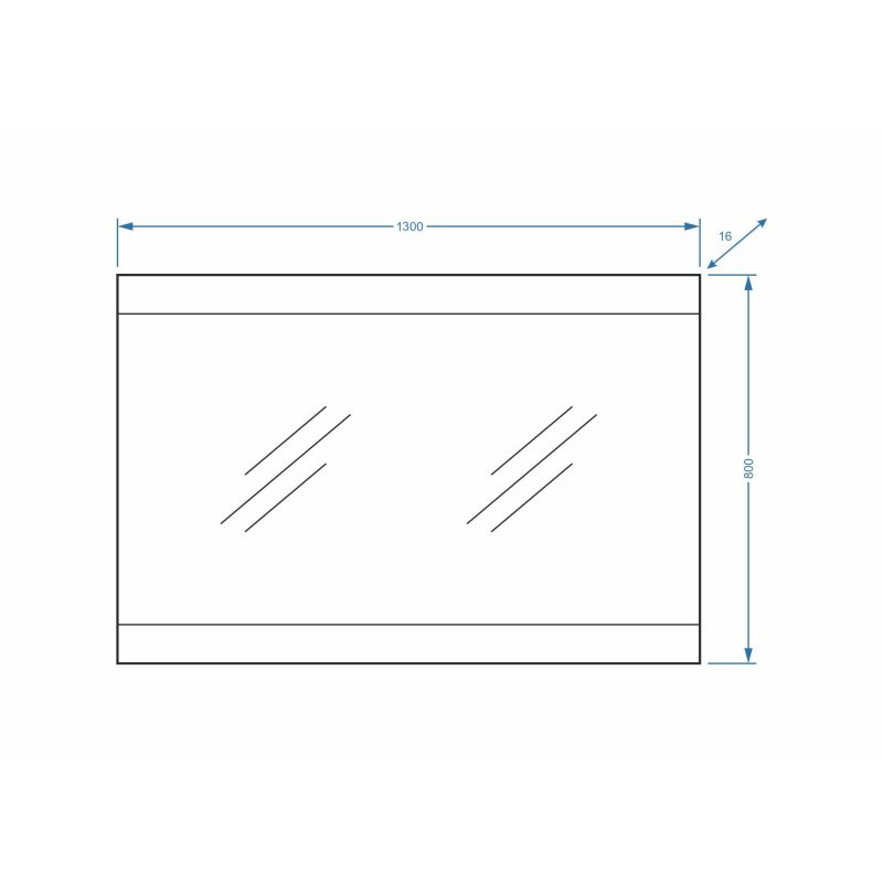 Зеркало Stella Polar Мадлен 130, SP-00000479, 130 см, подвесное, белое