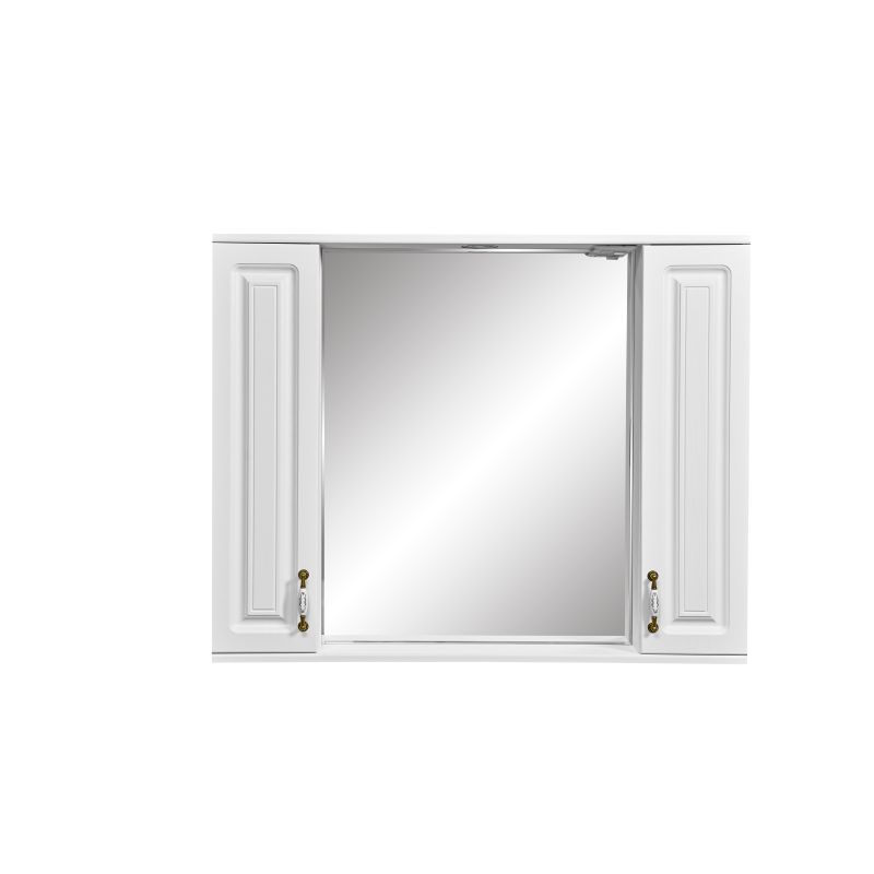 Зеркало со шкафом Stella Polar Кармела 100/C SP-00000187 100 см, ольха белая