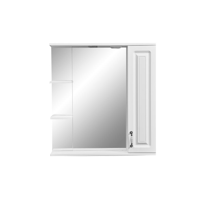 Зеркало со шкафом Stella Polar Кармела 75/C SP-00000185 75 см, ольха белая