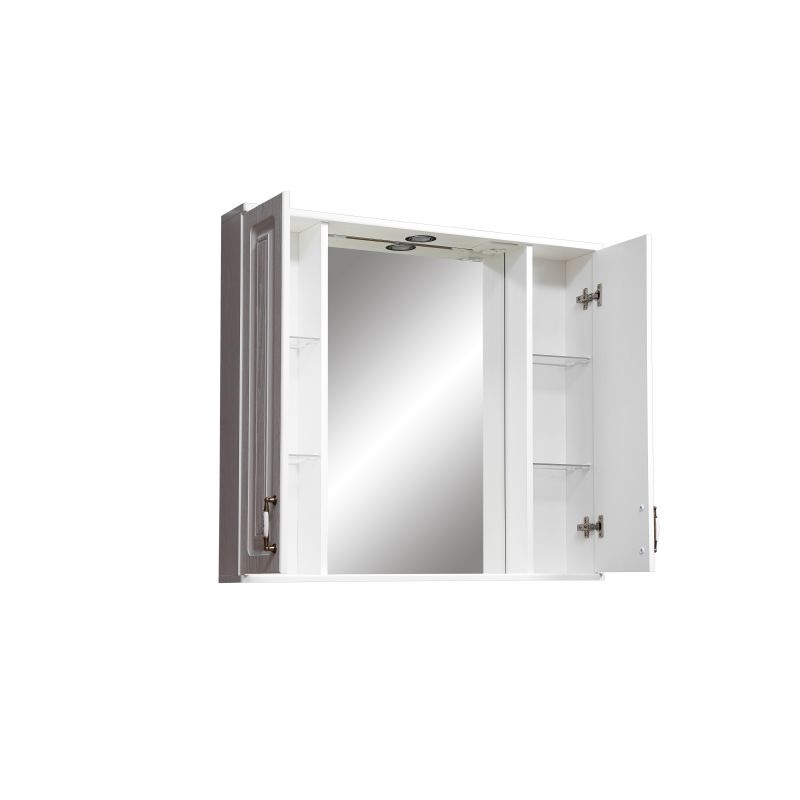 Зеркало со шкафом Stella Polar Кармела 90/C SP-00000186 90 см, ольха белая