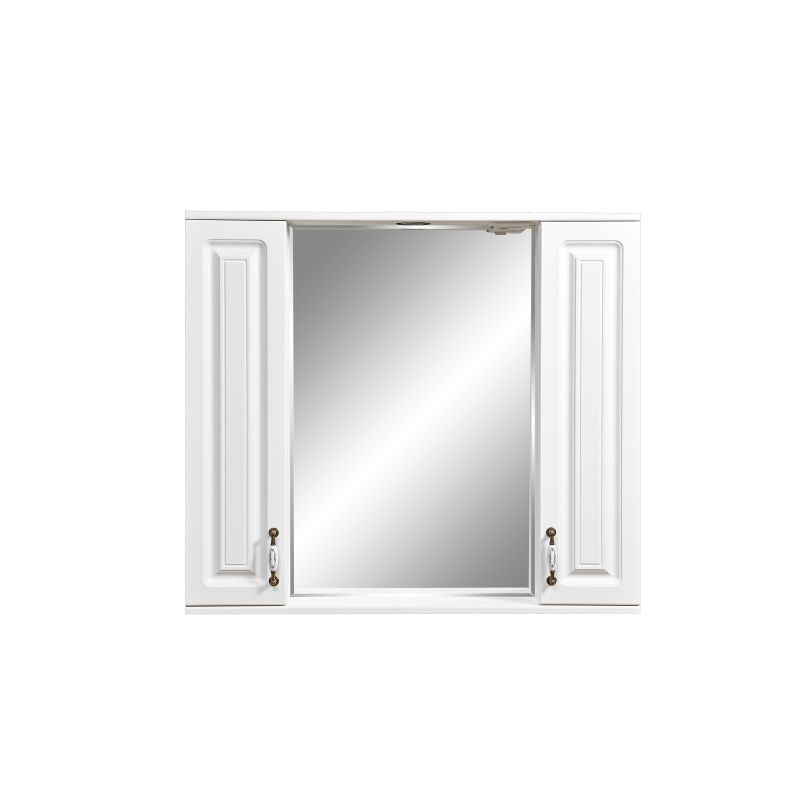 Зеркало со шкафом Stella Polar Кармела 90/C SP-00000186 90 см, ольха белая