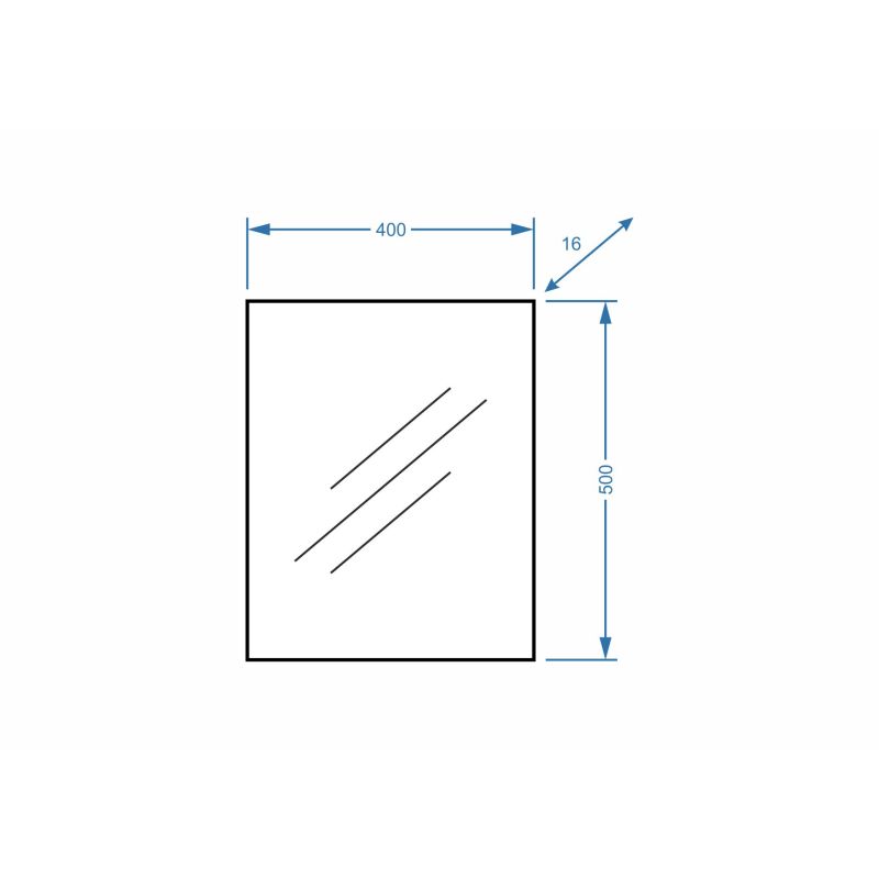 Зеркало Stella Polar Норина 40 SP-00000168 40 см, белое