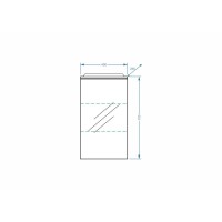 Зеркало со шкафом Stella Polar Концепт Альда 40/C SP-00000222 40 см с подсветкой, белый