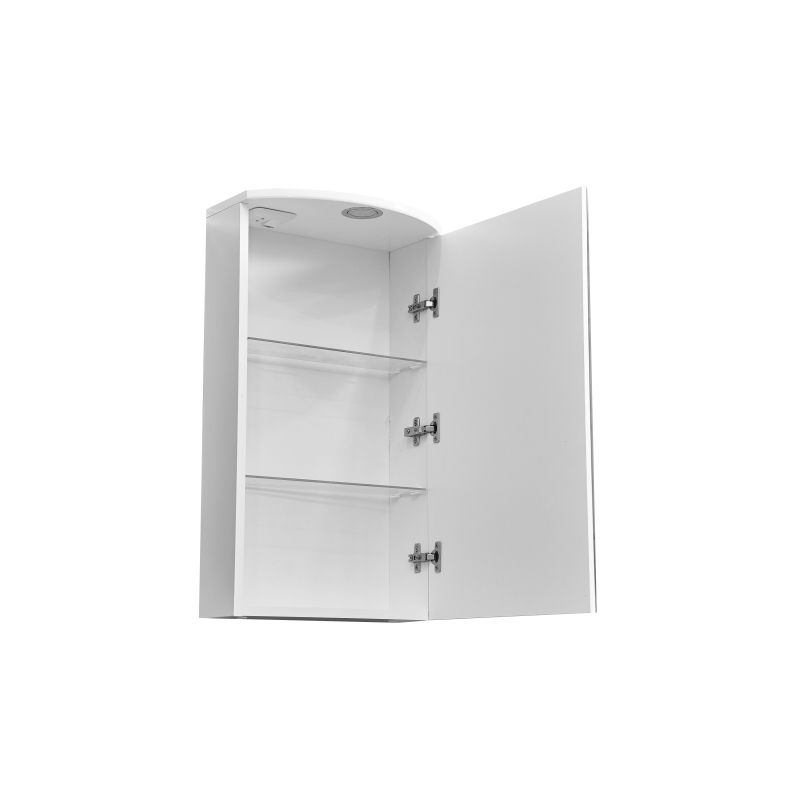 Зеркало со шкафом Stella Polar Концепт Альда 40/C SP-00000222 40 см с подсветкой, белый