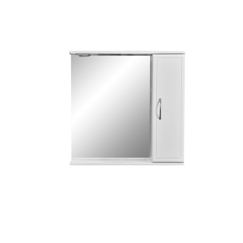Зеркало со шкафом Stella Polar Концепт 70/C SP-00000127 70 см с подсветкой, правый, белый