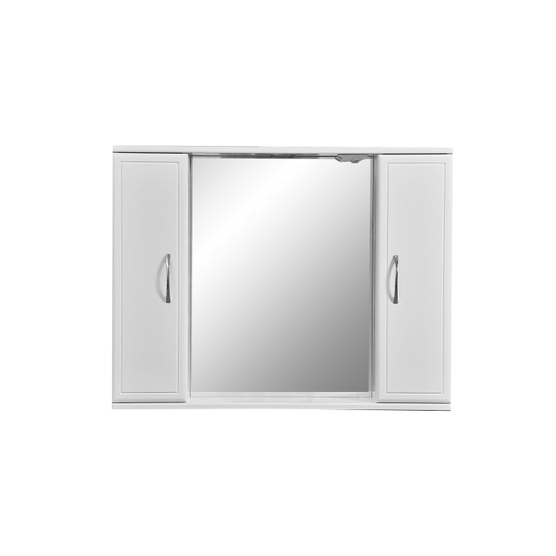 Зеркало со шкафом Stella Polar Концепт 90/C SP-00000131 90 см с подсветкой, белый