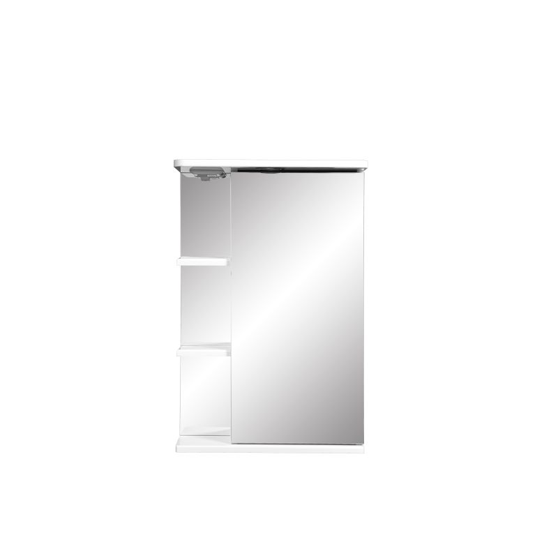 Зеркало со шкафом Stella Polar Концепт Нелея 45/C SP-00000223 45 см с подсветкой, правый, белый