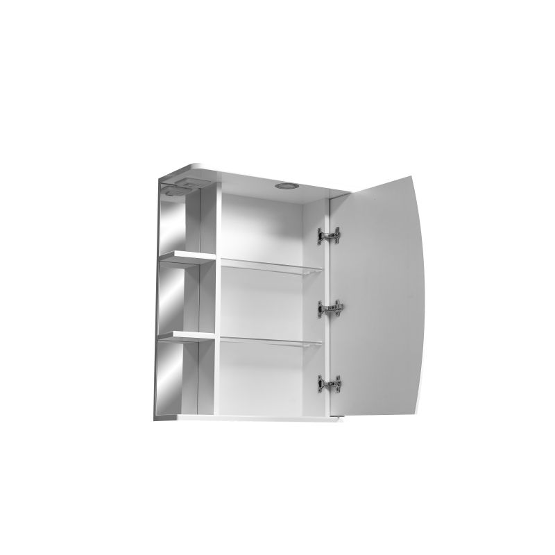 Зеркало со шкафом Stella Polar Концепт Пелаго 65/C SP-00000055 65 см с подсветкой, правый, белый