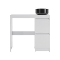 Тумба с раковиной Orange Sistema STM-100TUW+B07-345B, 100 см, под стиральную машину, напольная, белая