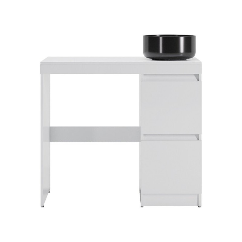 Тумба с раковиной Orange Sistema STM-100TUW+B07-345B, 100 см, под стиральную машину, напольная, белая