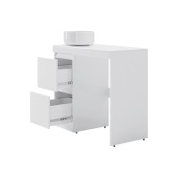 Тумба с раковиной Orange Sistema STM-100TUW+B09-360W, 100 см, под стиральную машину, напольная, белая
