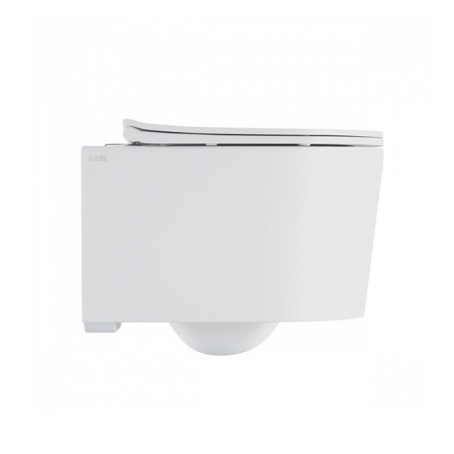 Подвесной унитаз Iddis Stone STORNSEi25, безободковый, с сиденьем Soft Close, белый