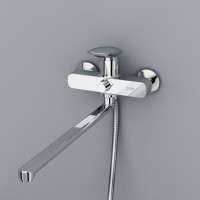 Смеситель Iddis Stone STOSB00i10WA для ванны с длинным изливом, хром