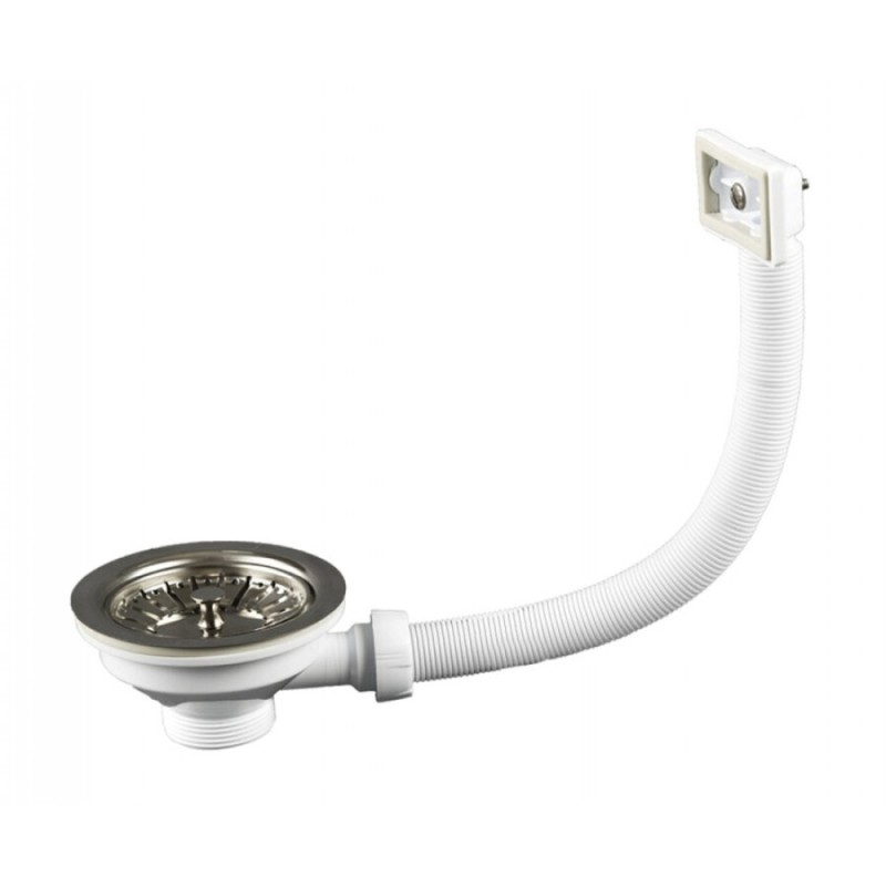 Мойка кухонная Iddis Strit STR48S0i77K/011UPSOi84 S 48.5 см, 1 чаша, с выпуском, шелк, сатин