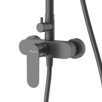 Душевая система Cezares STYLUS-CD-NOP, цвет черный матовый