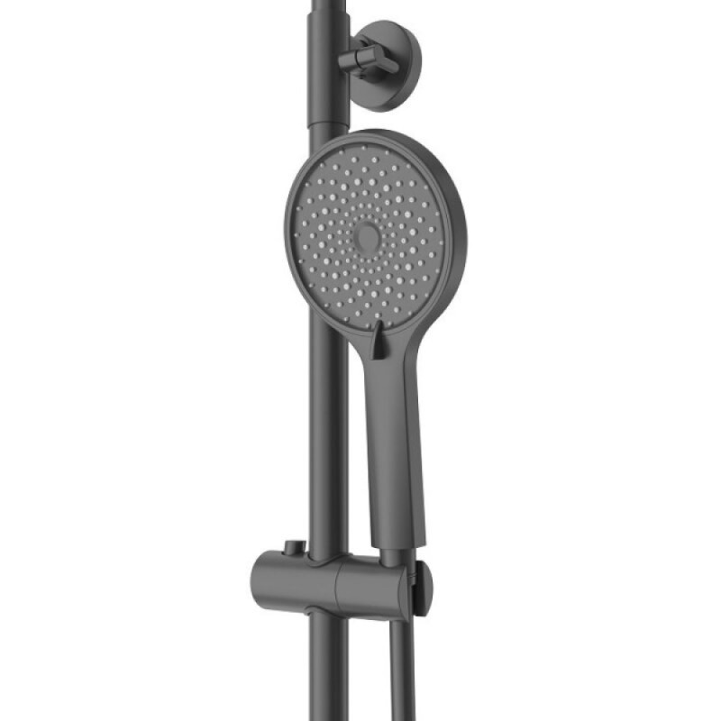 Душевая система Cezares STYLUS-CVD-NOP, цвет черный матовый