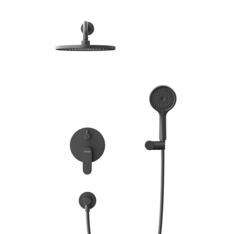 Душевая система Cezares STYLUS-DSET-NOP, черный матовый