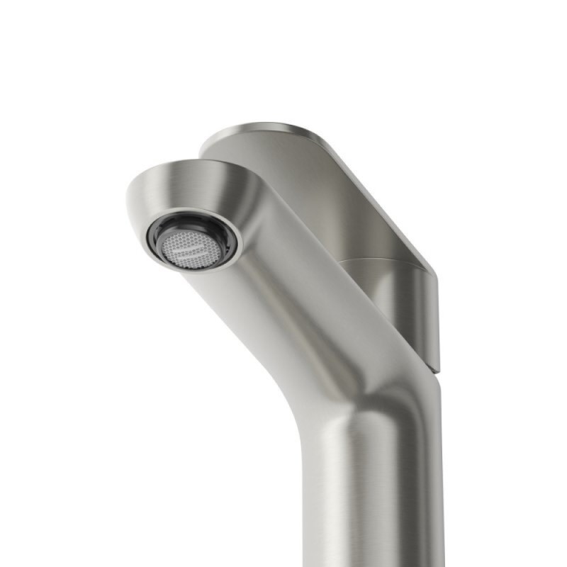 Смеситель для раковины Cezares STYLUS-LS-IN, с донным клапаном, сатин