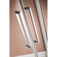Душевой уголок Cezares Stylus-O-M-A-2-90-C-Cr, 90 x 90 см, стекло прозрачное, профиль хром