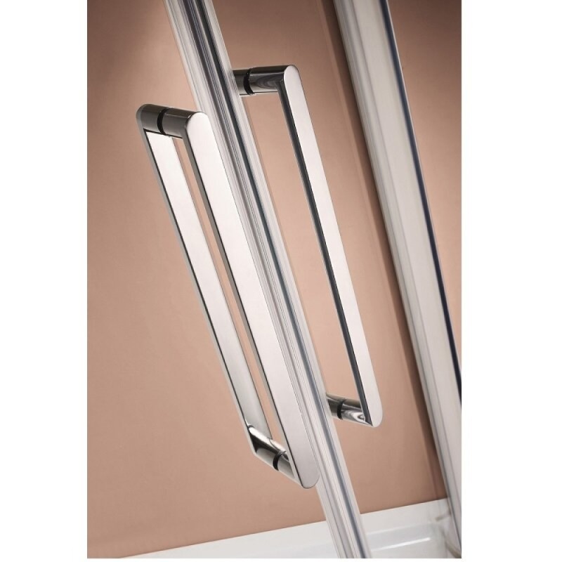 Душевой уголок Cezares STYLUS-O-M-AH-1-140/100-C-Cr, 140 х 100 см, стекло прозрачное, профиль хром